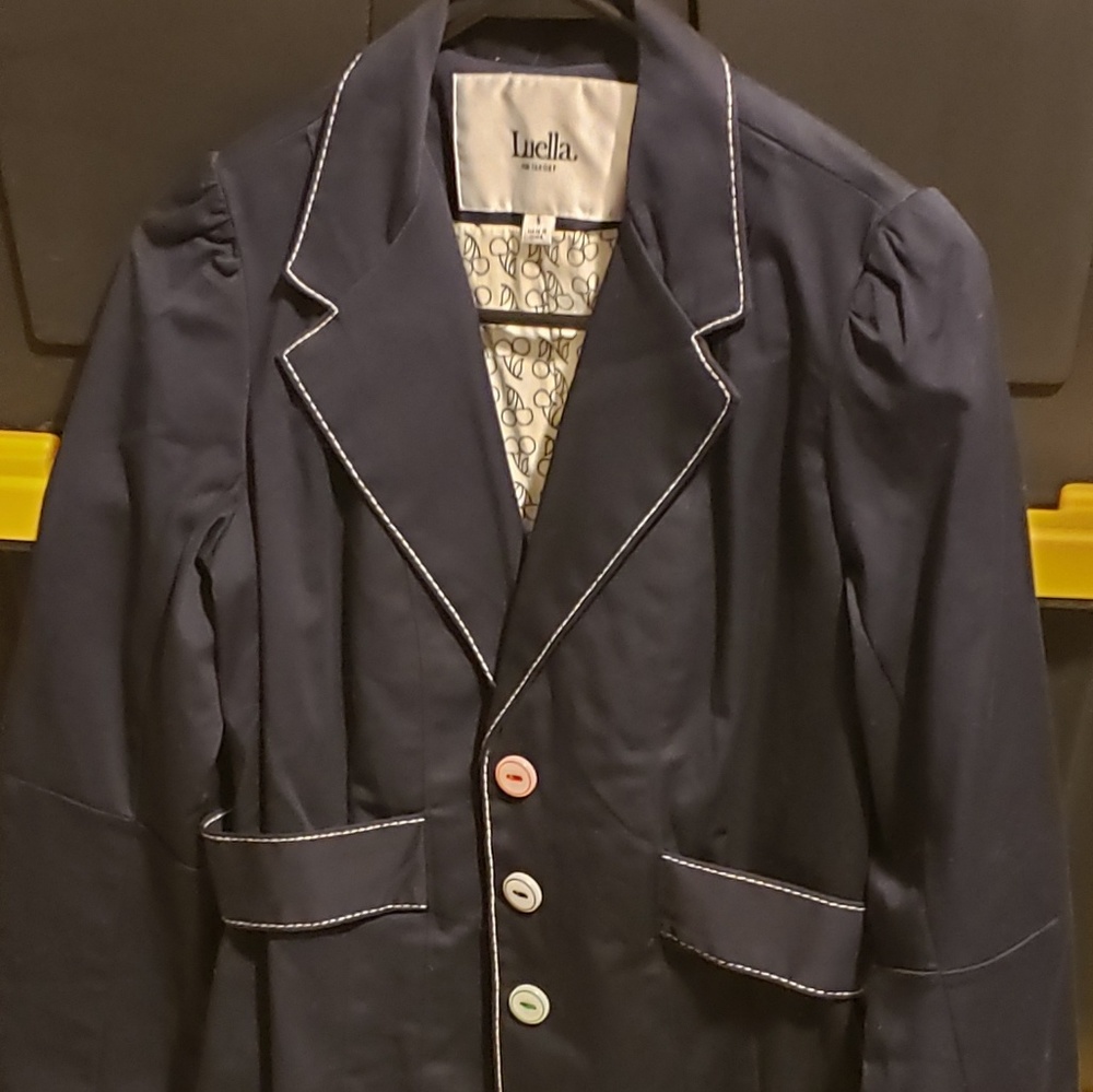 Luella Navy blue light weight coat